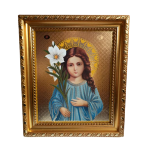 Icoana Maica Domnului la 3 ani cu crinul