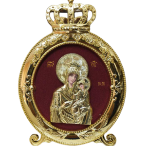 Icoana aurie rotunda