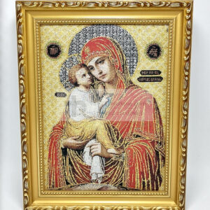 Icoana din vesmant Maica Domnului cu Pruncul