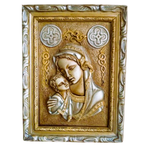 Icoana in rama ipsos Maica cu Pruncul