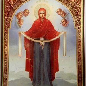 Icoana litografie Braul Maicii Domnului