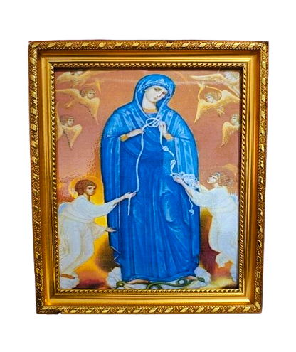 Icoana Nodurile Maicii Domnului a necazurilor pe lemn